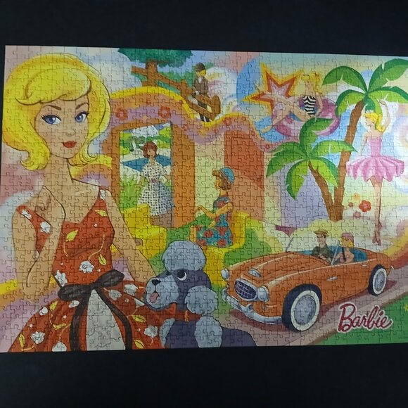 Ravensburger "Vintage Barbie" Jigsaw Puzzle, 1000 Pieces - Picture 2 of 2